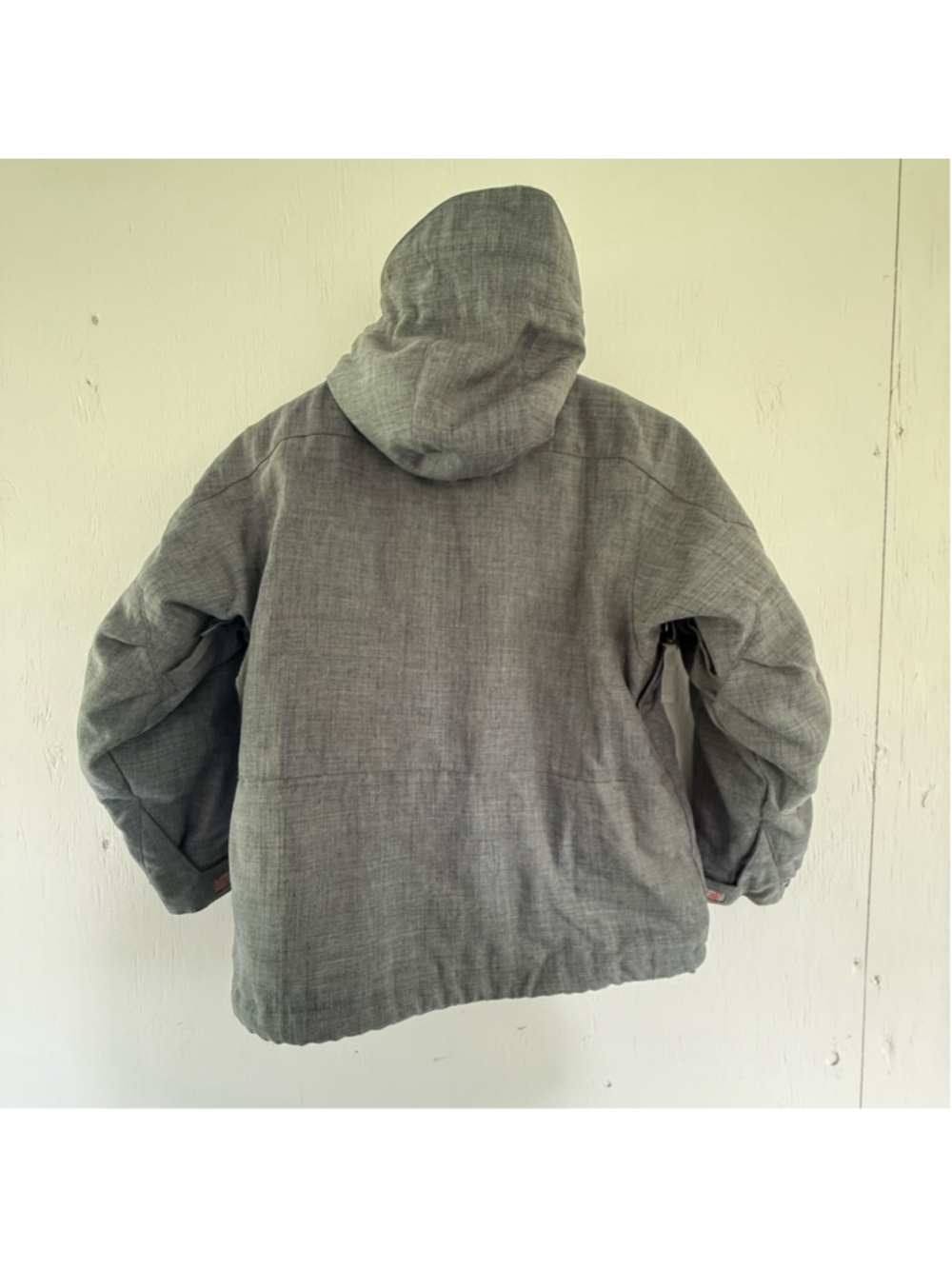 Burton Kids Gray Textured Insulated Snowboard Jacket Youth Small - Picture 5 of 10